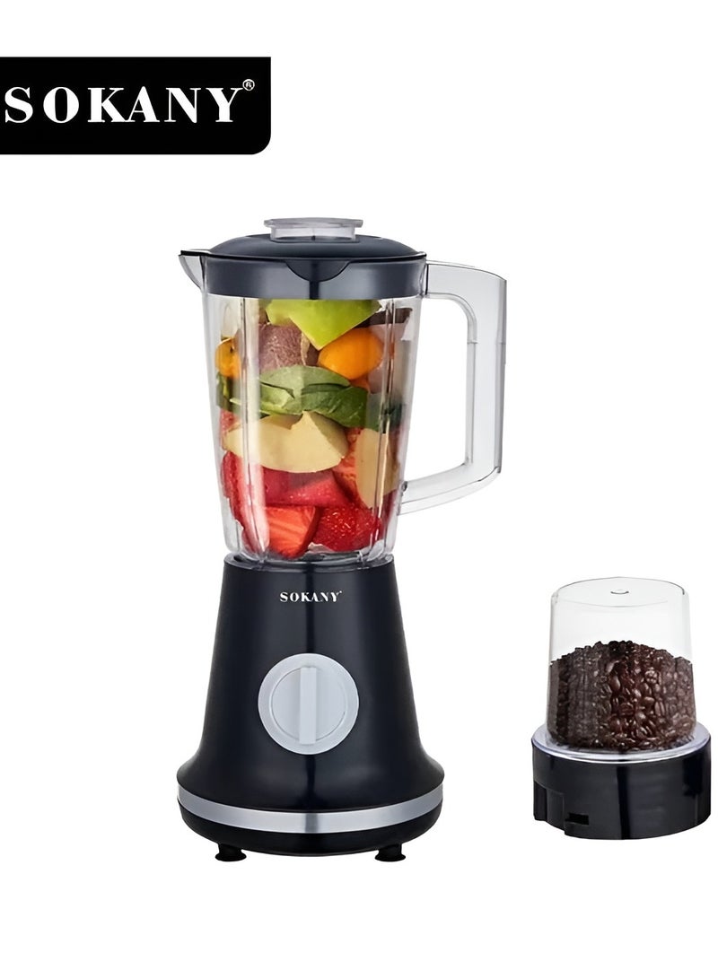 Multipurpose Blender 1.5L 500W - High-Speed Smoothie Maker, Ice Crusher, Food Processor with Stainless Steel Blades, Perfect for Smoothies