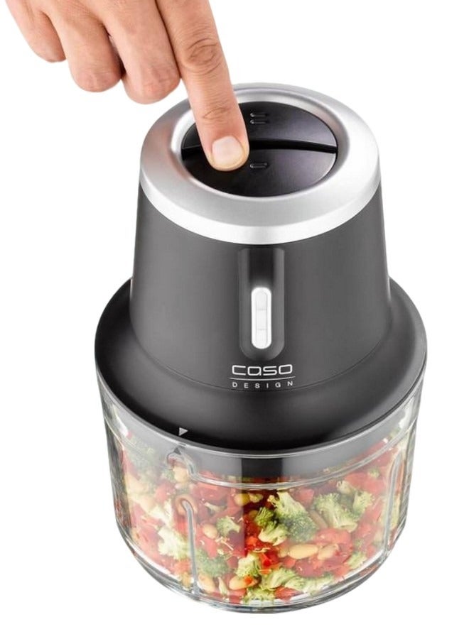 CASO Chop & Go Cordless Design Chopper with 4 Stainless Steel Blades