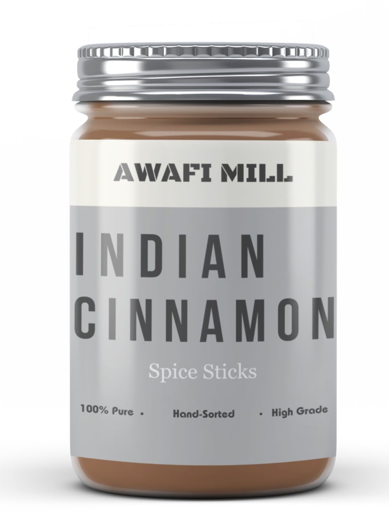 Awafi Mill Indian Cinnamon Sticks | Aromatic and Flavorful Spice for Cooking, Baking, and Beverages