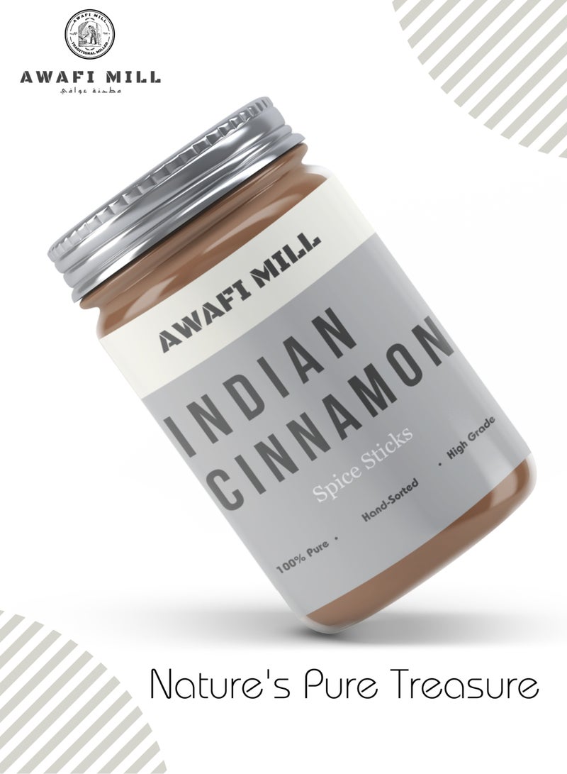 Awafi Mill Indian Cinnamon Sticks | Aromatic and Flavorful Spice for Cooking, Baking, and Beverages