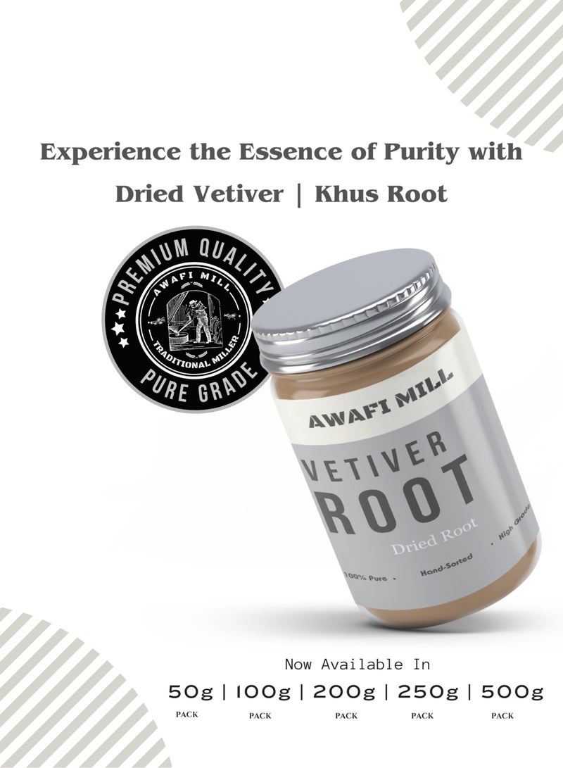 Awafi Mill Vetiver Root | Natural Khus Root | Pure, Aromatic, and Versatile Root