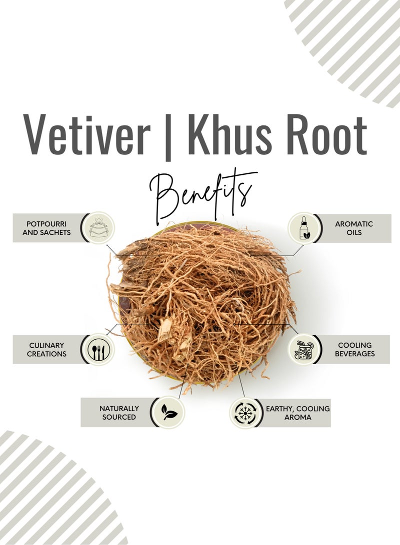 Awafi Mill Vetiver Root | Natural Khus Root | Pure, Aromatic, and Versatile Root