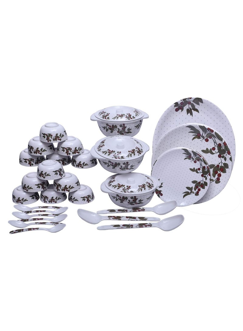 Style Round Shape Melamine Dinner Set For Kitchen