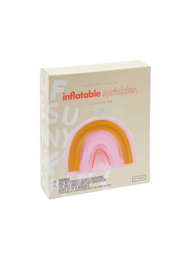 Inflatable Sprinkler Rainbow - Peachy Pink