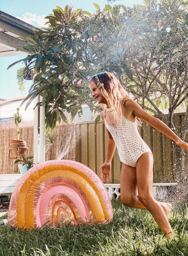 Inflatable Sprinkler Rainbow - Peachy Pink