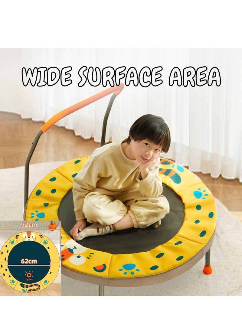 Mideer - Kids Foldable Trampoline 3ft - Yellow/Black