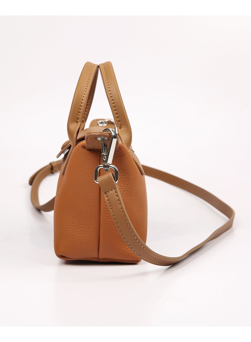 Celeste Brown Crossbody bags for Women, Adjustable Strap for Shoulder Bag, Top handle mini bag for Party