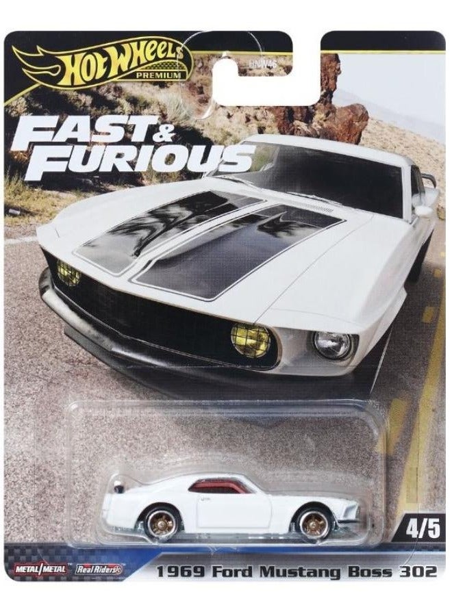 HotWheels Premium Fast & Furious - 1969 Ford Mustang Boss 302