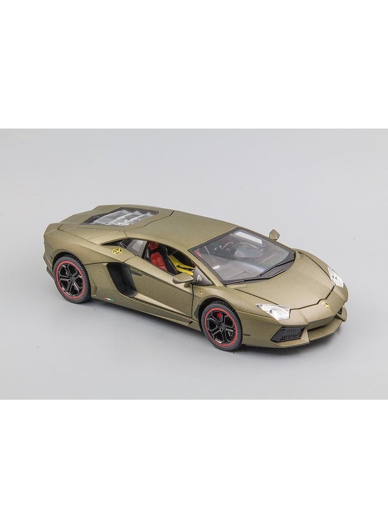 1:24 Simulation of Lamborghini 770-4 Sports Car Model, Diecast Pull Back Car Toy car, Doors Open, Light and Sound, Boys Toys Kids Adults Gifts