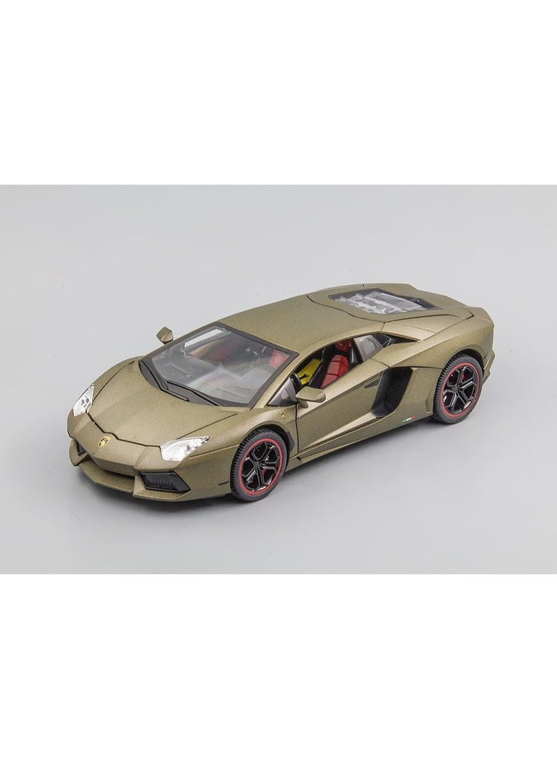 1:24 Simulation of Lamborghini 770-4 Sports Car Model, Diecast Pull Back Car Toy car, Doors Open, Light and Sound, Boys Toys Kids Adults Gifts