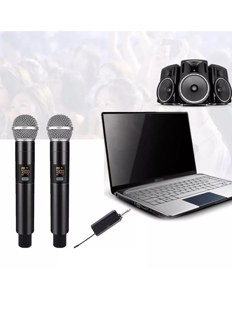 Wireless Microphone Professional Transmitter and Receiver System Universal