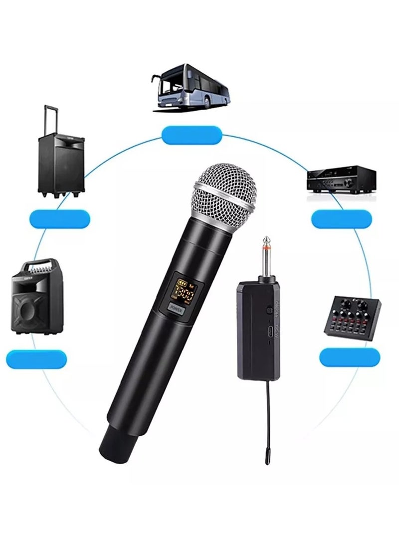 Wireless Microphone Professional Transmitter and Receiver System Universal