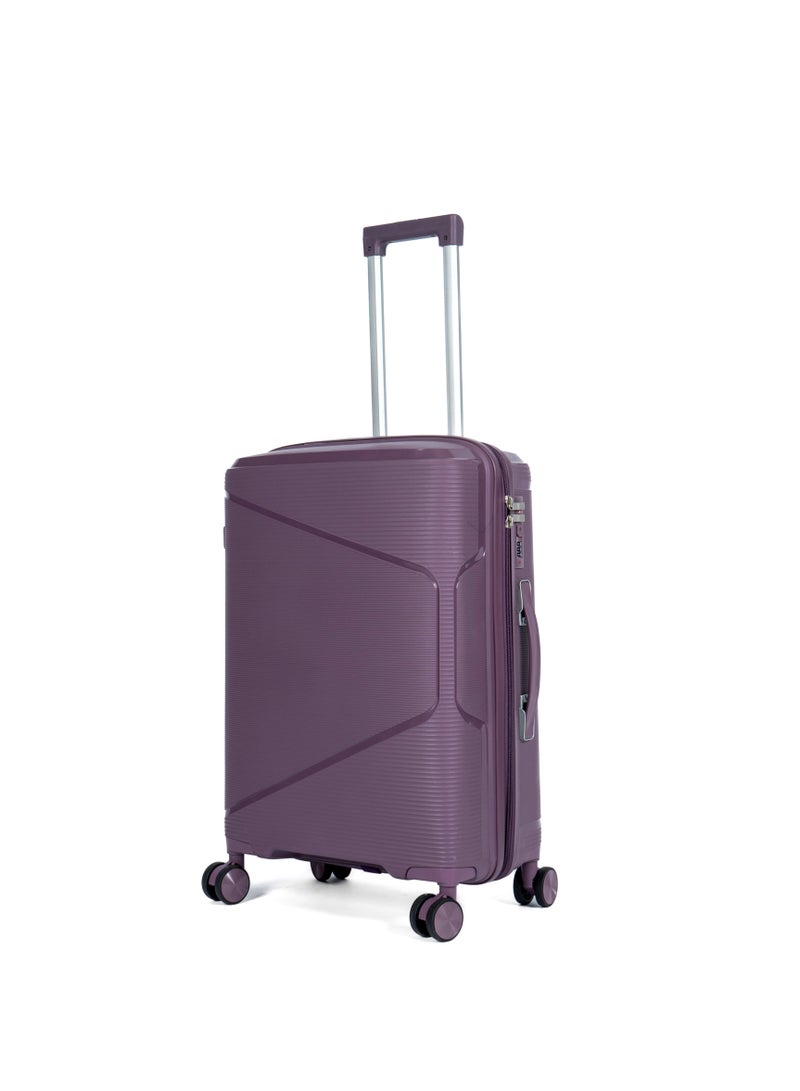 Unbreakable Travel Luggage Set with Hand Carry Trolley and Suitcases Featuring Double Spinner Wheels