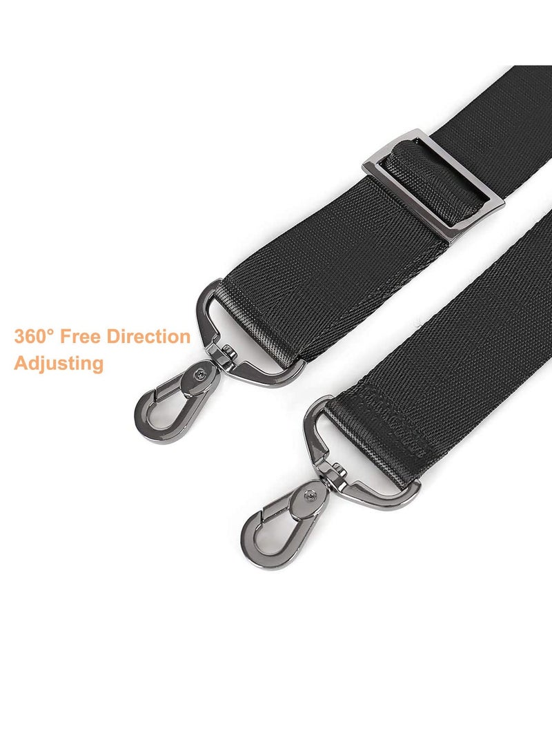 56 inch Shoulder Strap, Adjustable Thick Soft Universal Replacement Non-Slip Fit Padded with Metal Swivel Hooks for Laptop Shoulder Bag/Laptop Messenger Bag/Crossbody Bag