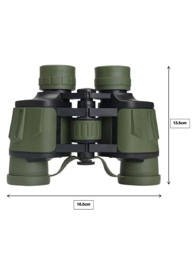 8x40 Powerful Wide Angle Binoculars Telescope BAK4 Prism FMC Waterproof Low Light Night Vision Binoculars for Outdoor Activities