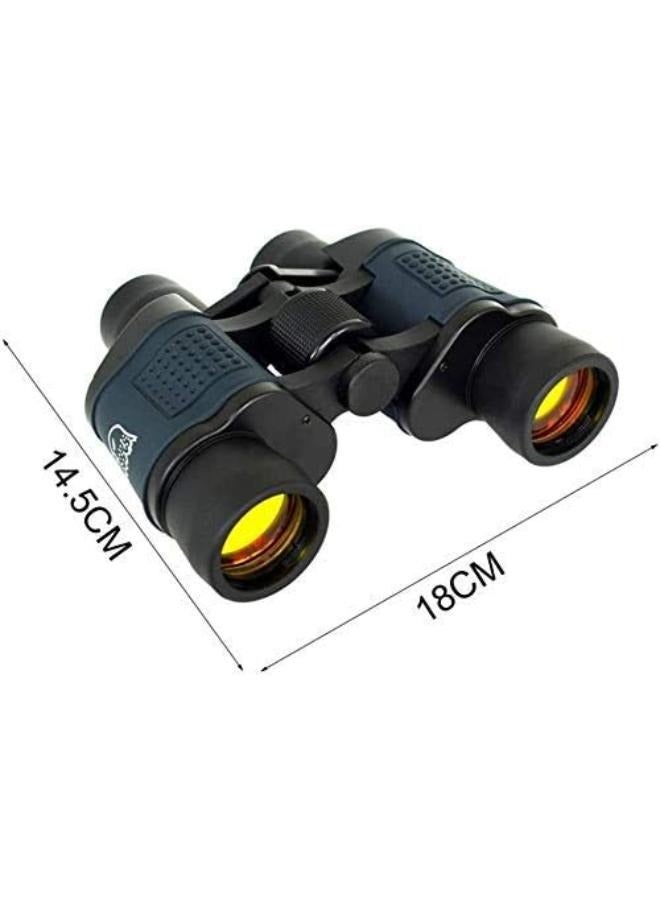 60x60 Binoculars for Adults Compact HD Professional Day/Night Vision Binoculars Telescope Stargazing Football Sightseeing with Carrying Bag