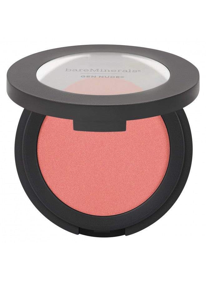 bareMinerals Gen Nude Powder Blush, Mineral-Based Pressed Powder Blush, All Day Wear, Buildable Coverage, Matte Soft Focus Finish, Talc-Free, Vegan