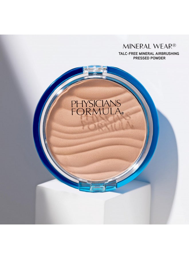 Physicians Formula Mineral Wear Talc-Free Mineral Airbrushing Pressed Powder SPF 30 Creamy Natural | Dermatologist Tested, Clinicially Tested