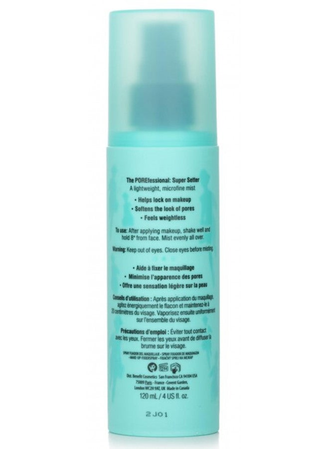 Benefit Cosmetics The POREfessional Super Setter Long Lasting Makeup Spray Face Primer 4 Ounce