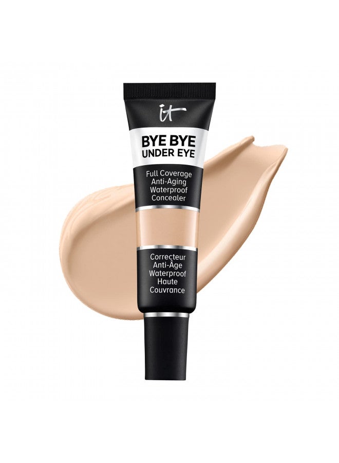 IT Cosmetics Bye Bye Under Eye Full Coverage Concealer - for Dark Circles, Fine Lines, Redness & Discoloration - Waterproof - Anti-Aging - Natural Finish 20.0 Medium (N), 0.4 fl oz