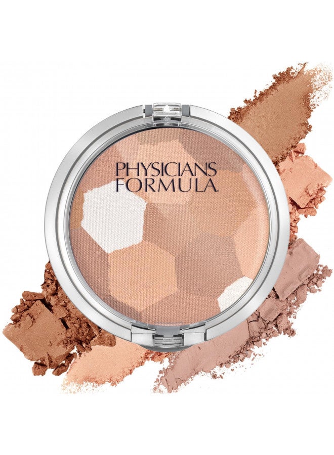 Physicians Formula Setting Powder Palette Multi-Colored Pressed Finishing Powder, Natural Coverage, Beige, Dermatologist Tested, Clinicially Tested