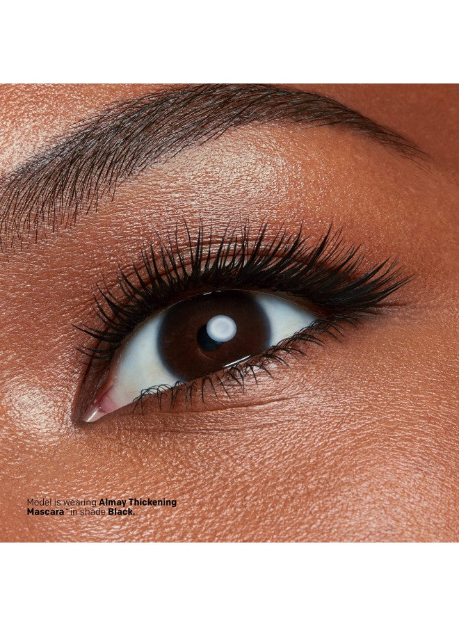 Almay Mascara, Thickening, Volume & Length Eye Makeup with Aloe and Vitamin B5, Hypoallergenic-Fragrance Free, Ophthalmologist Tested, 402 Black (Pack of 1)