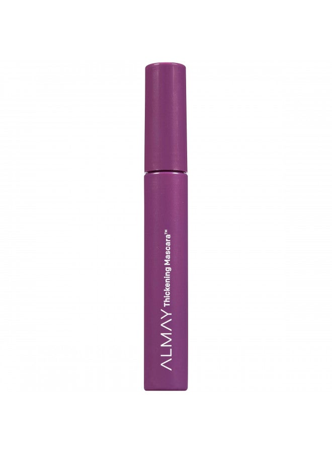 Almay Mascara, Thickening, Volume & Length Eye Makeup with Aloe and Vitamin B5, Hypoallergenic-Fragrance Free, Ophthalmologist Tested, 402 Black (Pack of 1)
