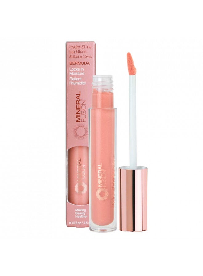 Mineral Fusion Hydro-Shine Lip Gloss, Bermuda, 0.15 Ounces