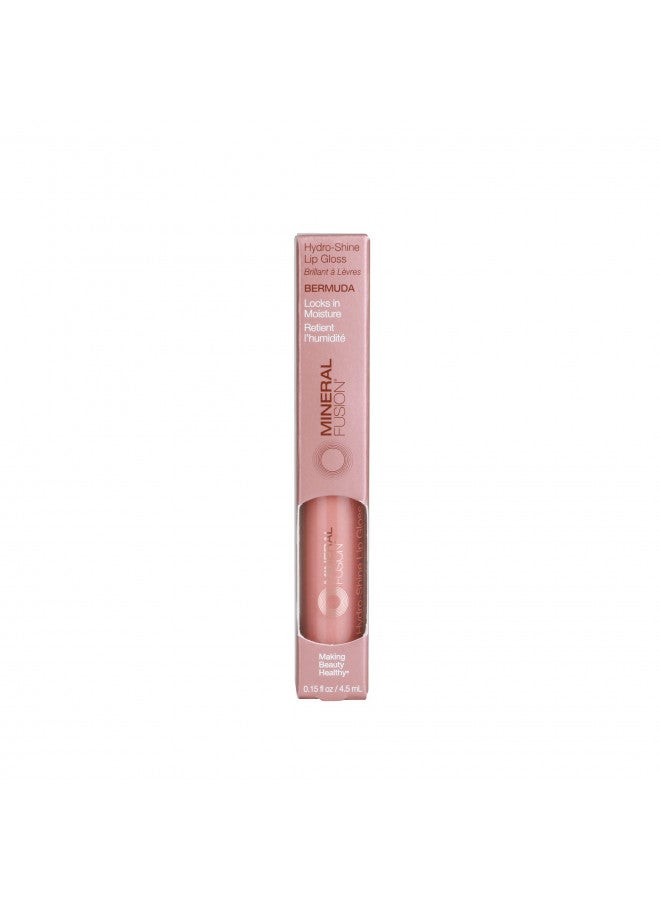 Mineral Fusion Hydro-Shine Lip Gloss, Bermuda, 0.15 Ounces