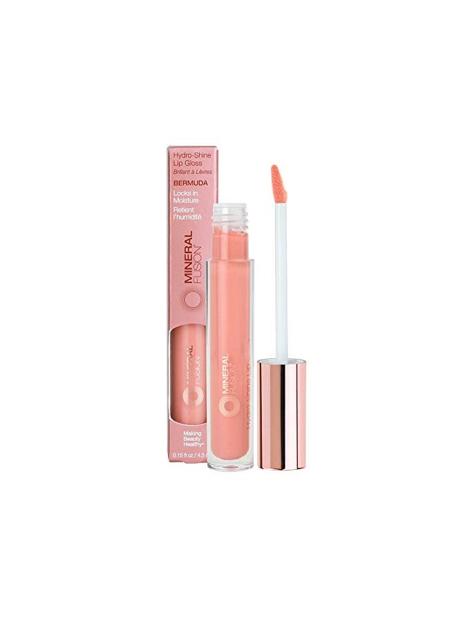 Mineral Fusion Hydro-Shine Lip Gloss, Bermuda, 0.15 Ounces