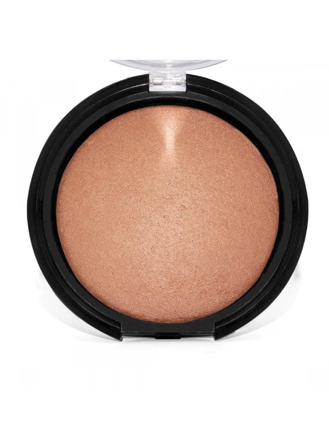 Palladio Baked Bronzer, Highly Pigmented and Easy to Blend, Shimmery Bronzed Glow, Use Dry or Wet, Lasts all day long, Provides Rich Tanning Color Finish, Powder Compact, Pacific Tan