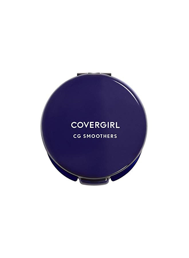 COVERGIRL Smoothers Pressed Powder, Translucent Medium 715, 0.32 Ounce (Packaging May Vary) Powder Makeup with Chamomile