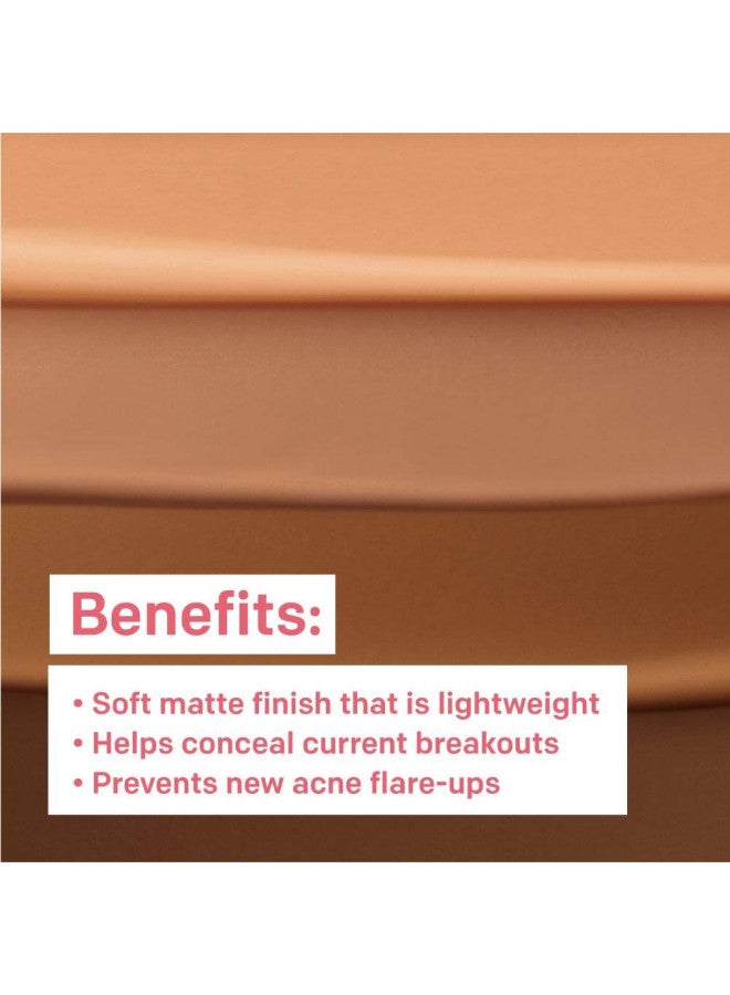 Almay Clear Complexion Makeup, Matte Finish Liquid Foundation with Salicylic Acid, Hypoallergenic, Cruelty Free, -Fragrance Free, Dermatologist Tested, 710 Natural Tan, 1.0 oz