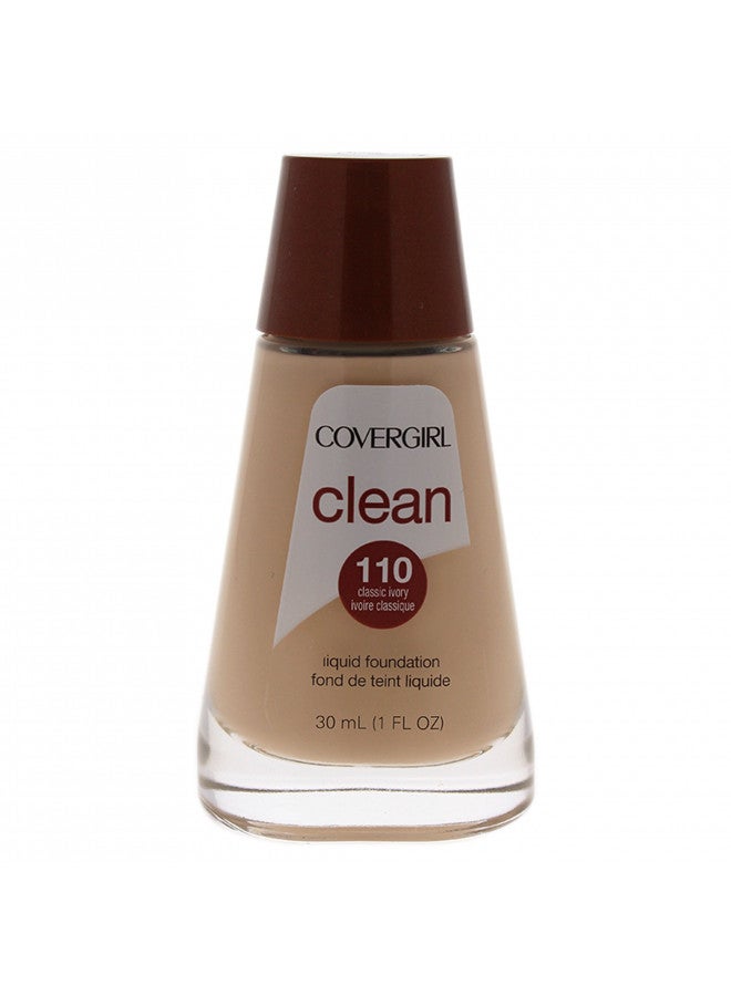 CoverGirl Clean Liquid Makeup - Classic Ivory (110)