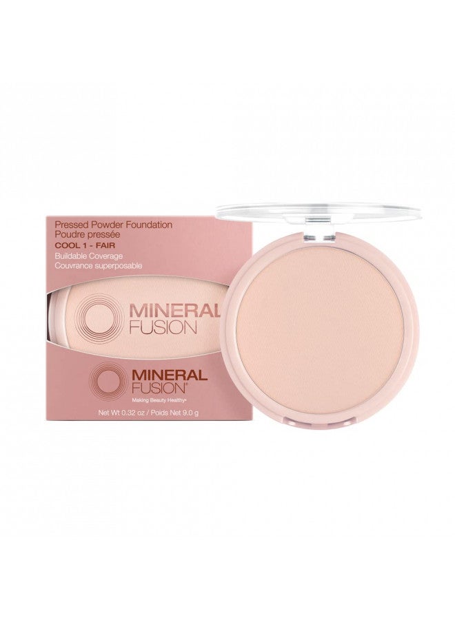 Mineral Fusion Pressed Powder Foundation, Cool 1