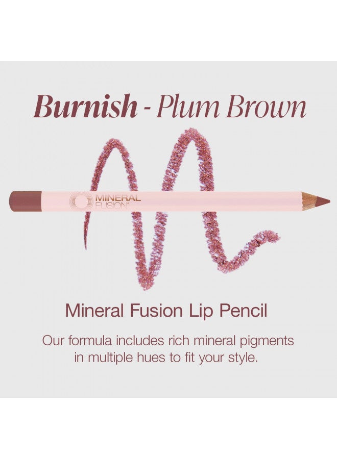 Mineral Fusion Lip Liner Pencil, Burnish 0.04 Ounce