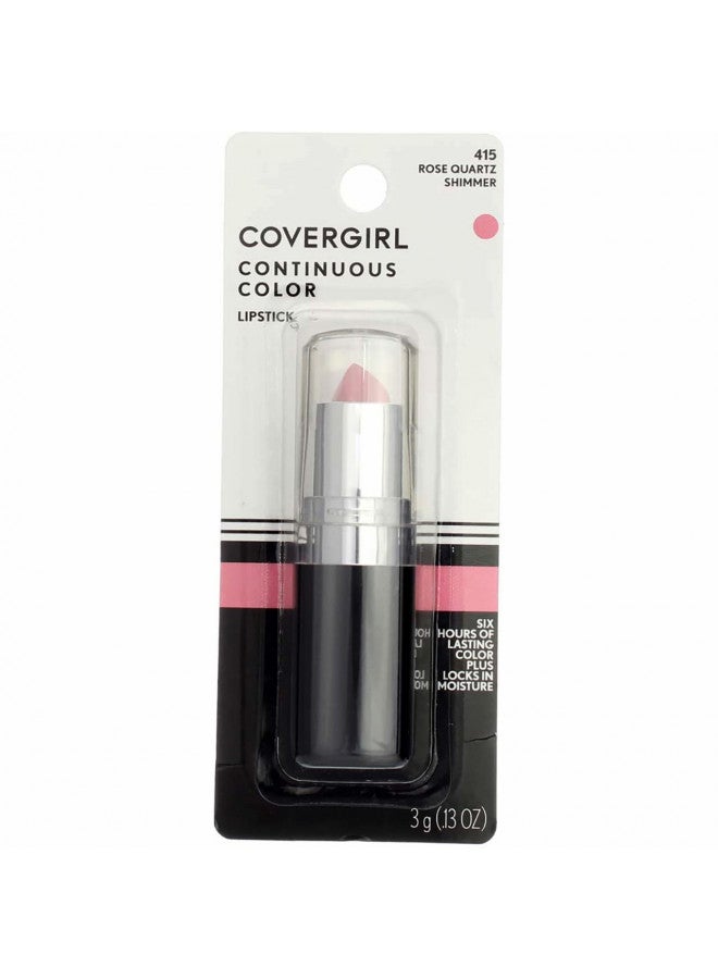 COVERGIRL Continuous Color Lipstick Rose Quartz 415, .13 oz (packaging may vary)