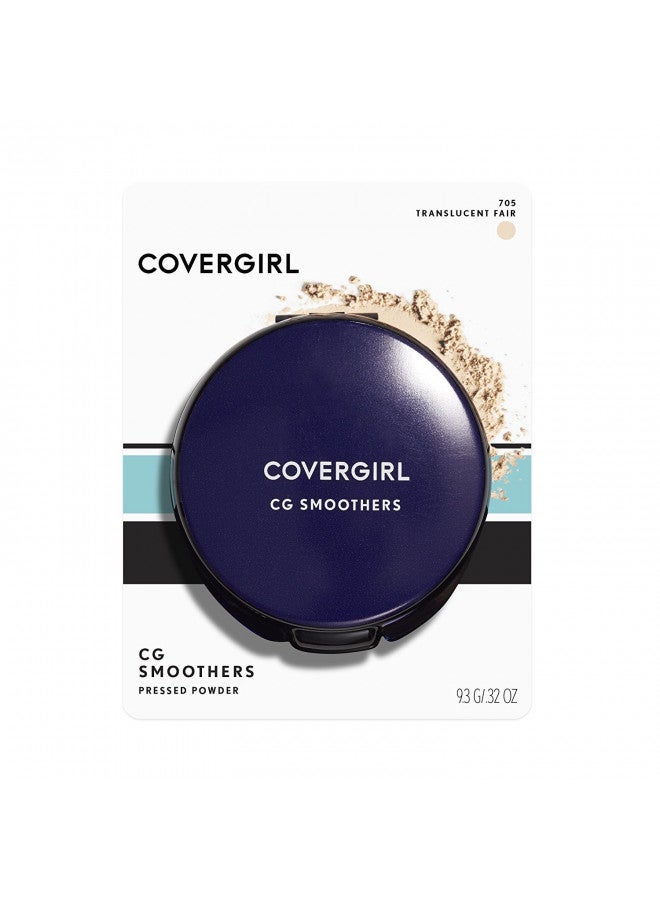 COVERGIRL Smoothers Pressed Powder, Translucent Fair .32 oz (9.3 g) (Packaging may vary)