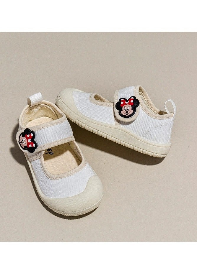 Children's Canvas Shoes With Soft Soles For One Foot Kick