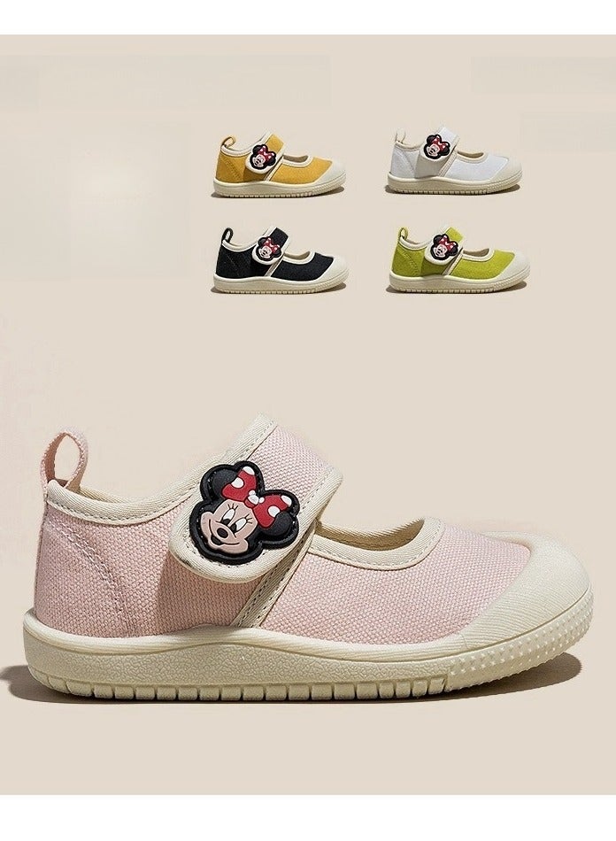 Children's Canvas Shoes With Soft Soles For One Foot Kick