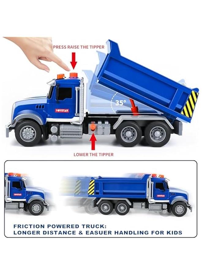 Toddler Trucks Toys for Boys Age 3-5,Big Dump Truck with Lights and Sounds,Kids Boy Toys  Birthday Gift Car