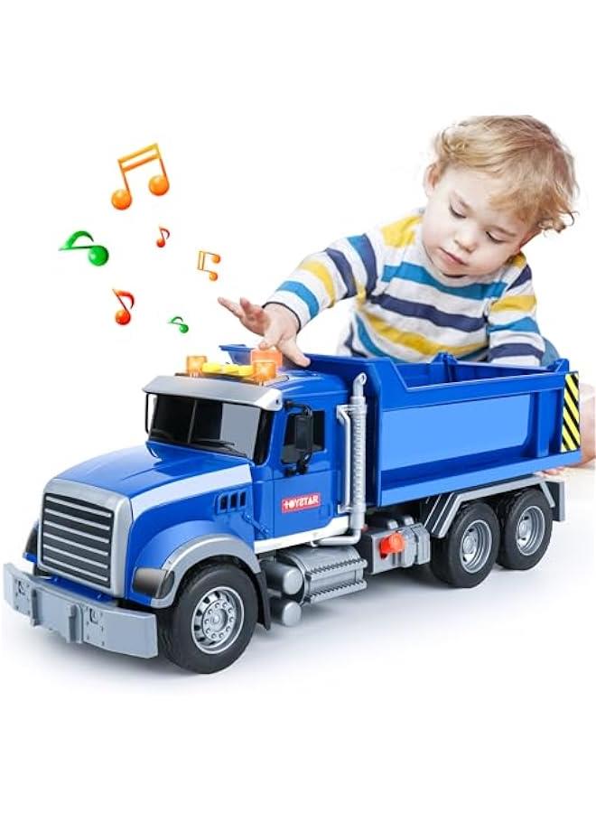 Toddler Trucks Toys for Boys Age 3-5,Big Dump Truck with Lights and Sounds,Kids Boy Toys  Birthday Gift Car