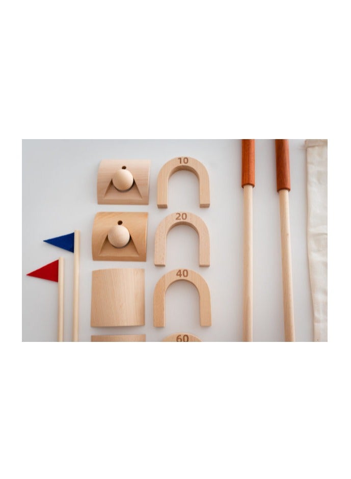 Wooden Golf Set for Kids Learning Resources for Mental development Best Brain Teaser play set