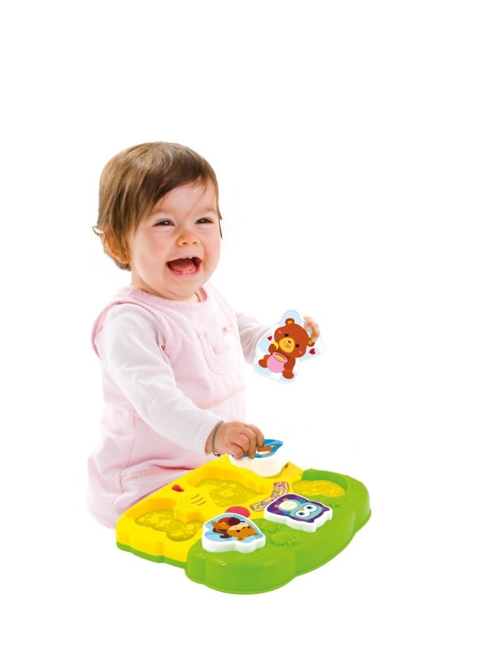 Winfun Lights 'N Sounds Animal Puzzle | Light‑Up & Musical Chunky Puzzle with Animal Shapes, Sounds & Color Recognition, Reward Sounds & Melodies | For Toddlers Ages 12 Months+