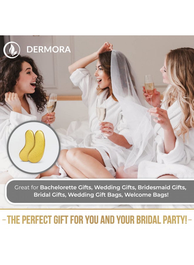 DERMORA Skin Treatment Mask 24K Gold Eye Mask - 20 Pairs Eye Gels - Rejuvenating Treatment for Dark Cirlce,Puffiness,Refresh,Revitalizing,Travel,Wrinkles