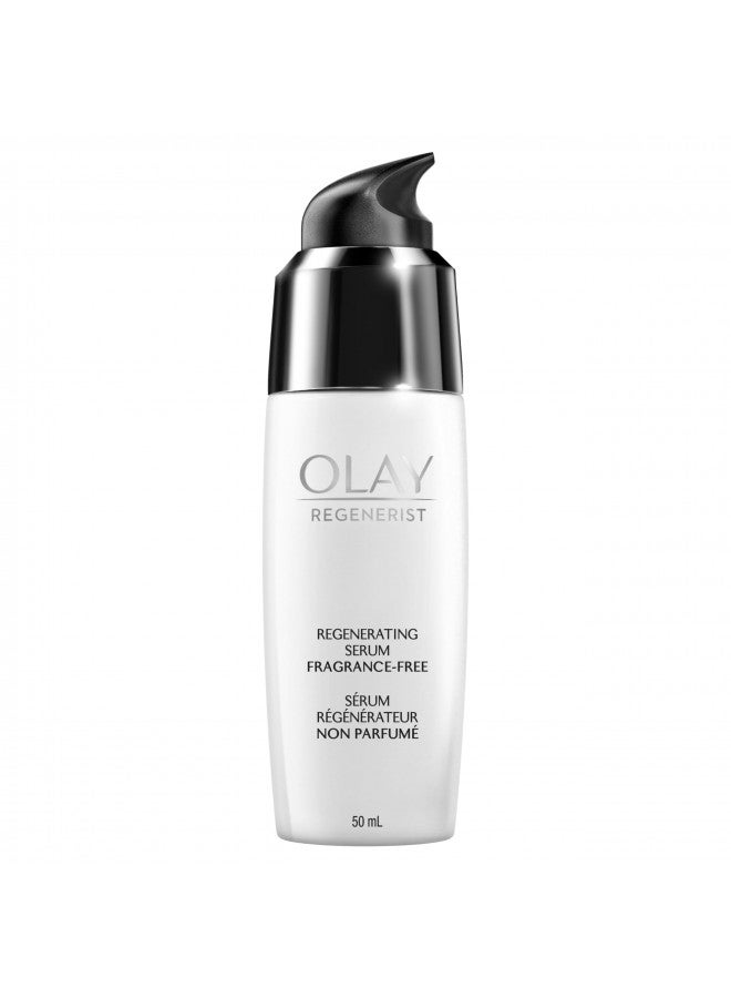 Face Moisturizer by Olay, Regenerist Fragrance Free Light Gel Regenerating Serum, 1.7 fl oz