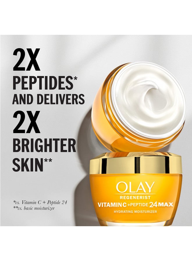 Olay Regenerist Vitamin C + Peptide 24 MAX Face Moisturizer, 1.7 oz