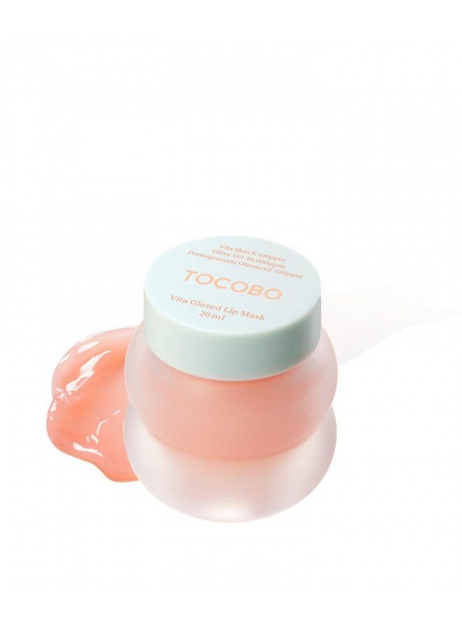 TOCOBO Vita Glazed Lip Mask 20ml / 109.5g, Super moisturizing night lip care, glazed and easy washable texture that melts into lips