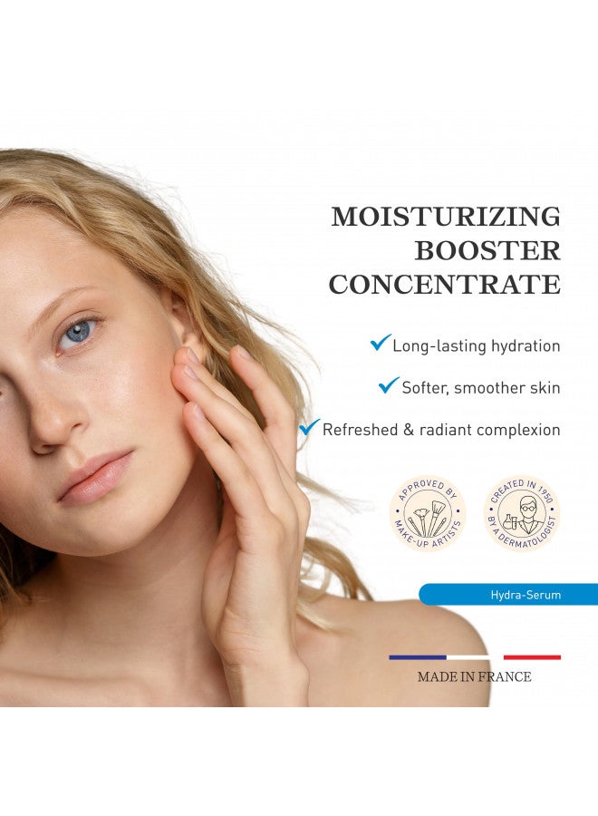 Embryolisse Hydra-Serum, Ultra-Hydrating Lightweight Hyaluronic Acid Facial Serum with White Water Lily, For Oily to Combination Skin, 1.01 Fl Oz