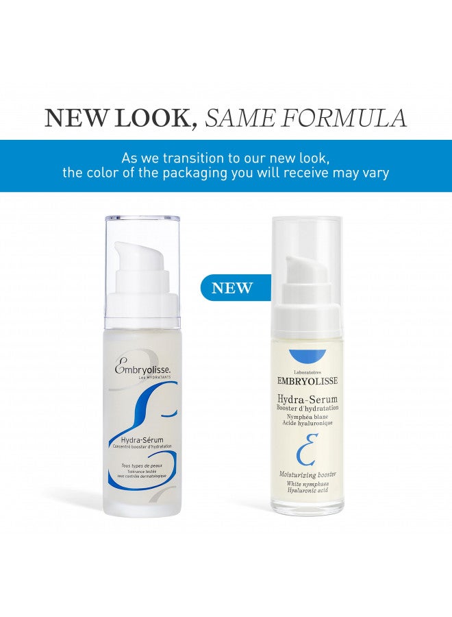 Embryolisse Hydra-Serum, Ultra-Hydrating Lightweight Hyaluronic Acid Facial Serum with White Water Lily, For Oily to Combination Skin, 1.01 Fl Oz